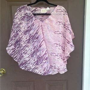 Passport Pink and Purple Poncho